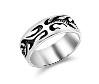 Silver Ring Unique Style TXR-02